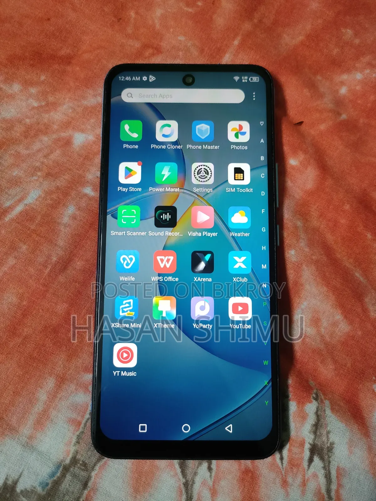 ইনফিনিক্স হট ১২ প্লে ৬৪ জিবি সাদা