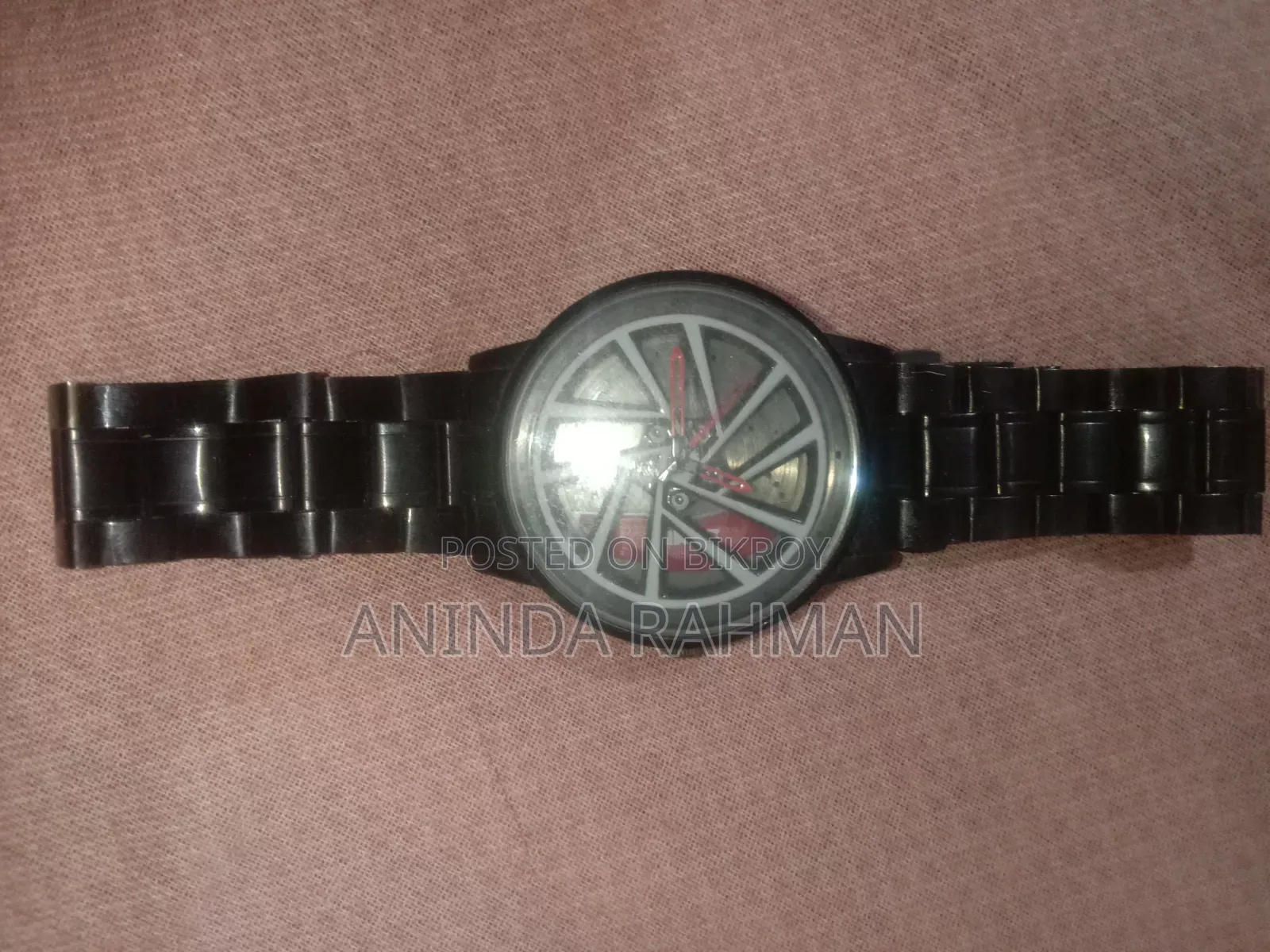 SKMEI 1990 Rotational Quartz Wheel Watch