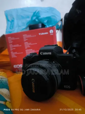 Canon M50 with 15-45 Lens and Dry Cabinet