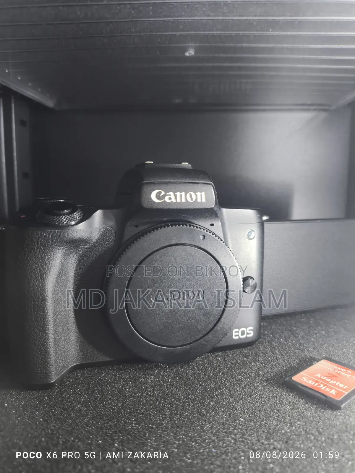 Canon M50 with 15-45 Lens and Dry Cabinet