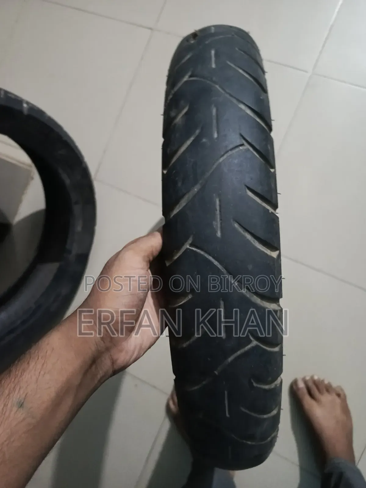 Old 4V Bike Tire