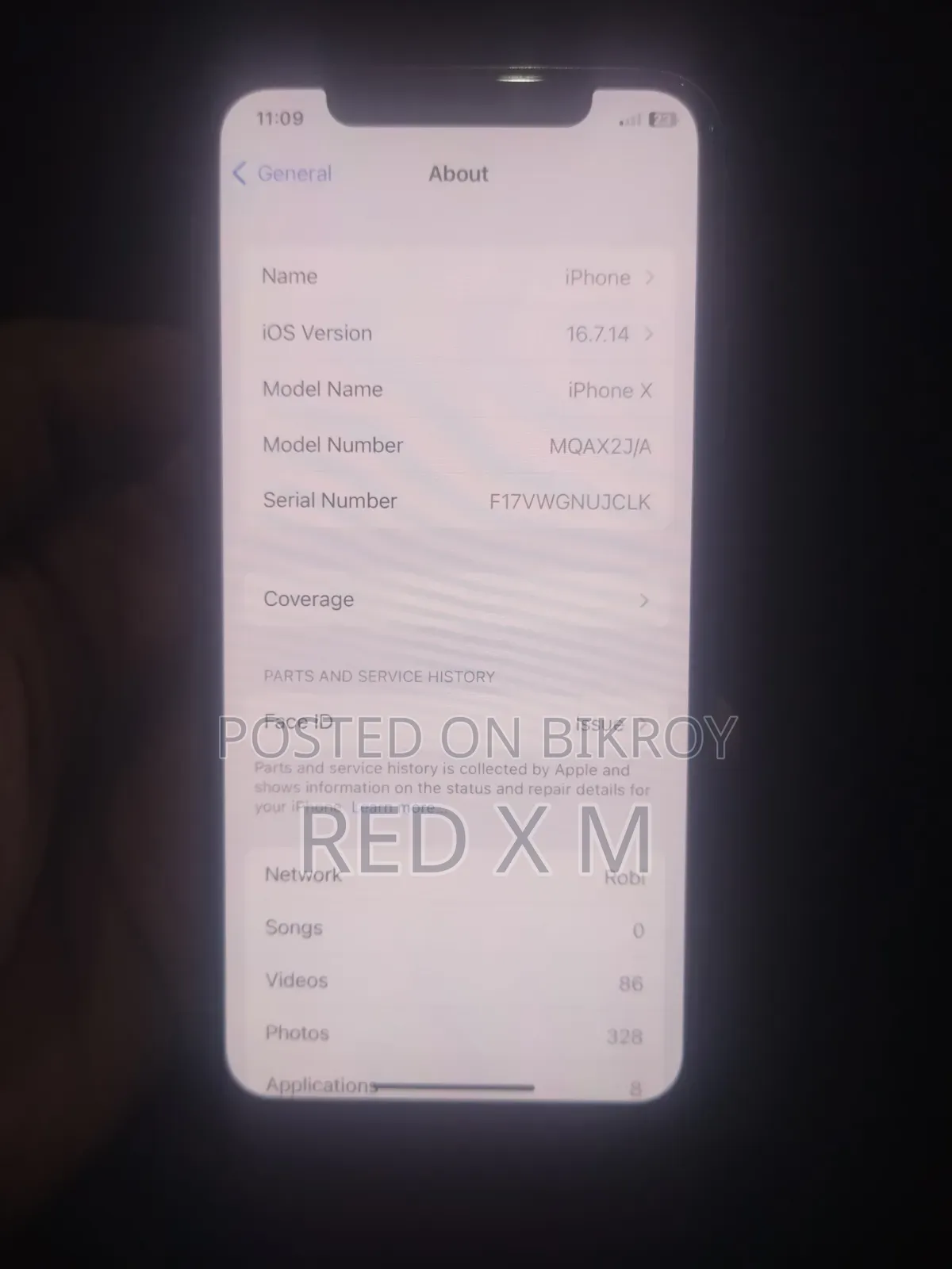 Apple iPhone X 64 GB White