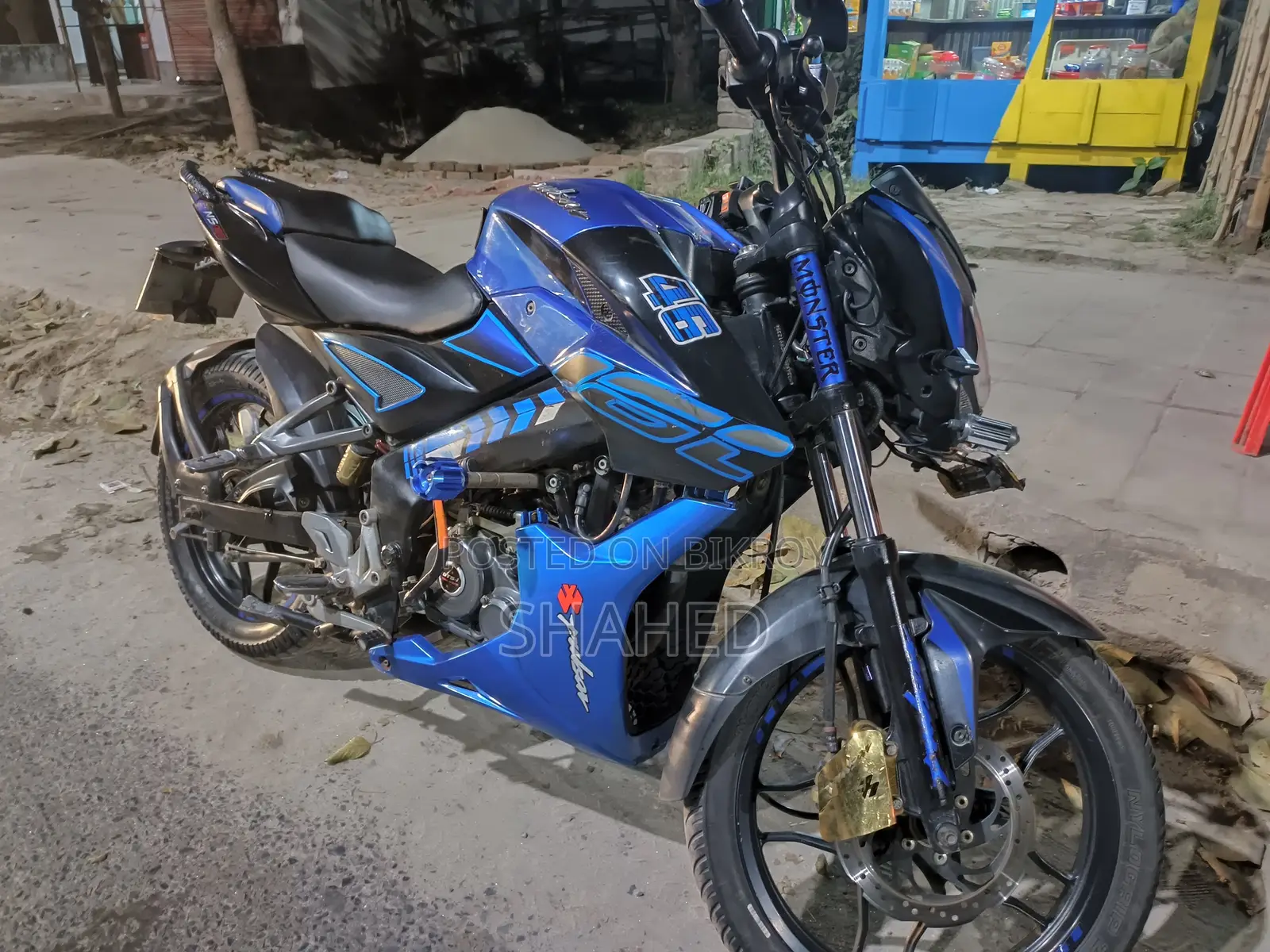 বাজাজ পালসার এনএস ১৬০ ২০২০ নীল