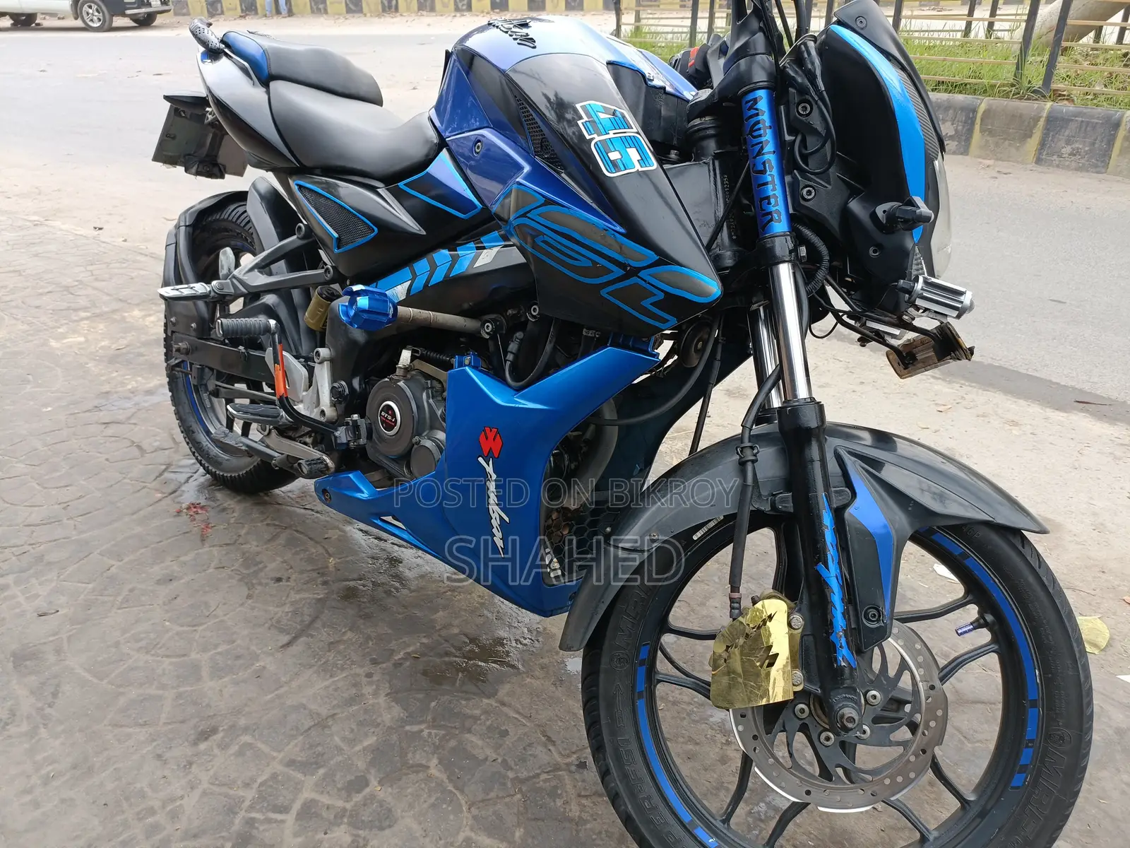 বাজাজ পালসার এনএস ১৬০ ২০২০ নীল