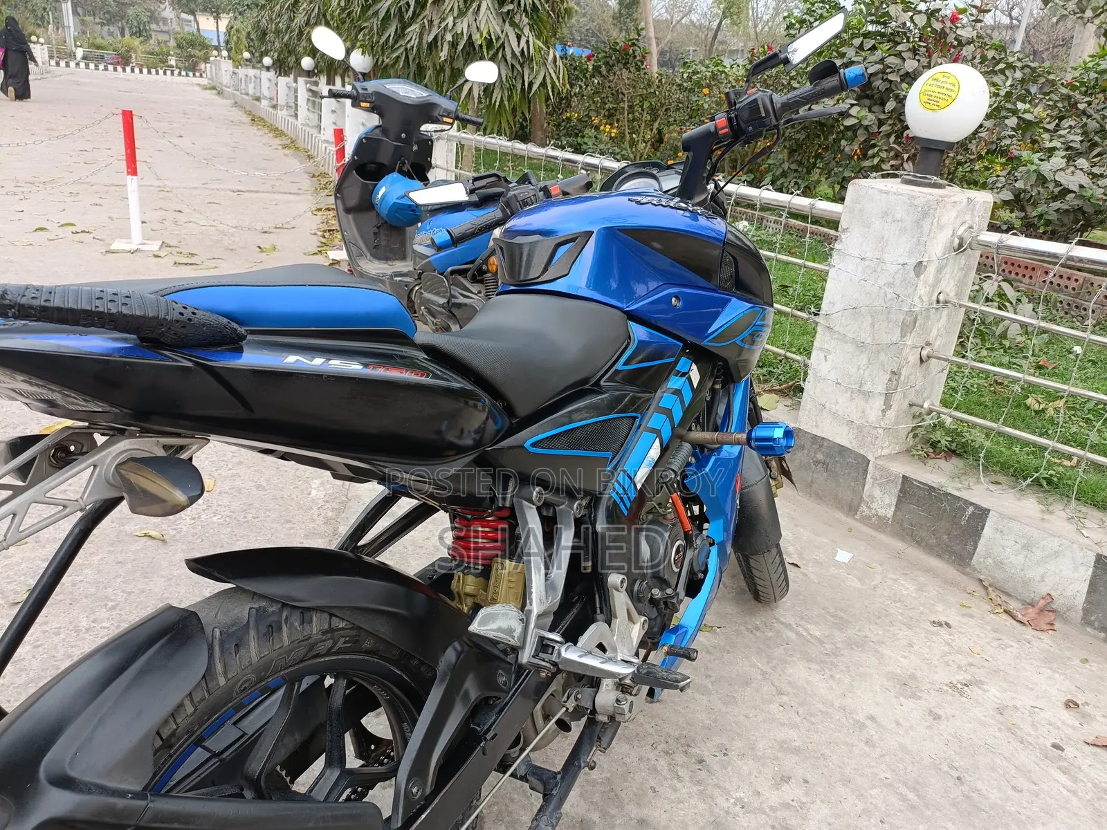 বাজাজ পালসার এনএস ১৬০ ২০২০ নীল