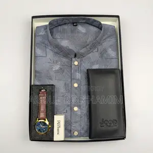 Combo Set for Gents Shirt Watch