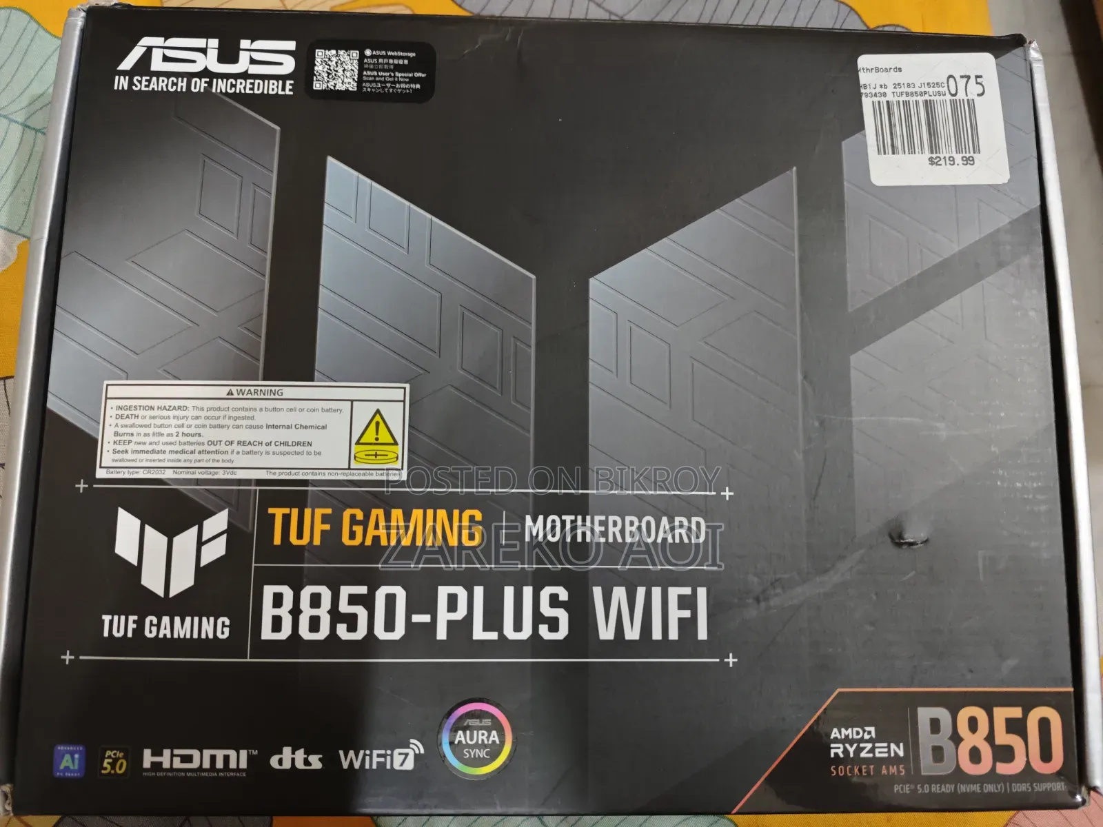 ASUS Tuf Gaming B850-Plus Wifi