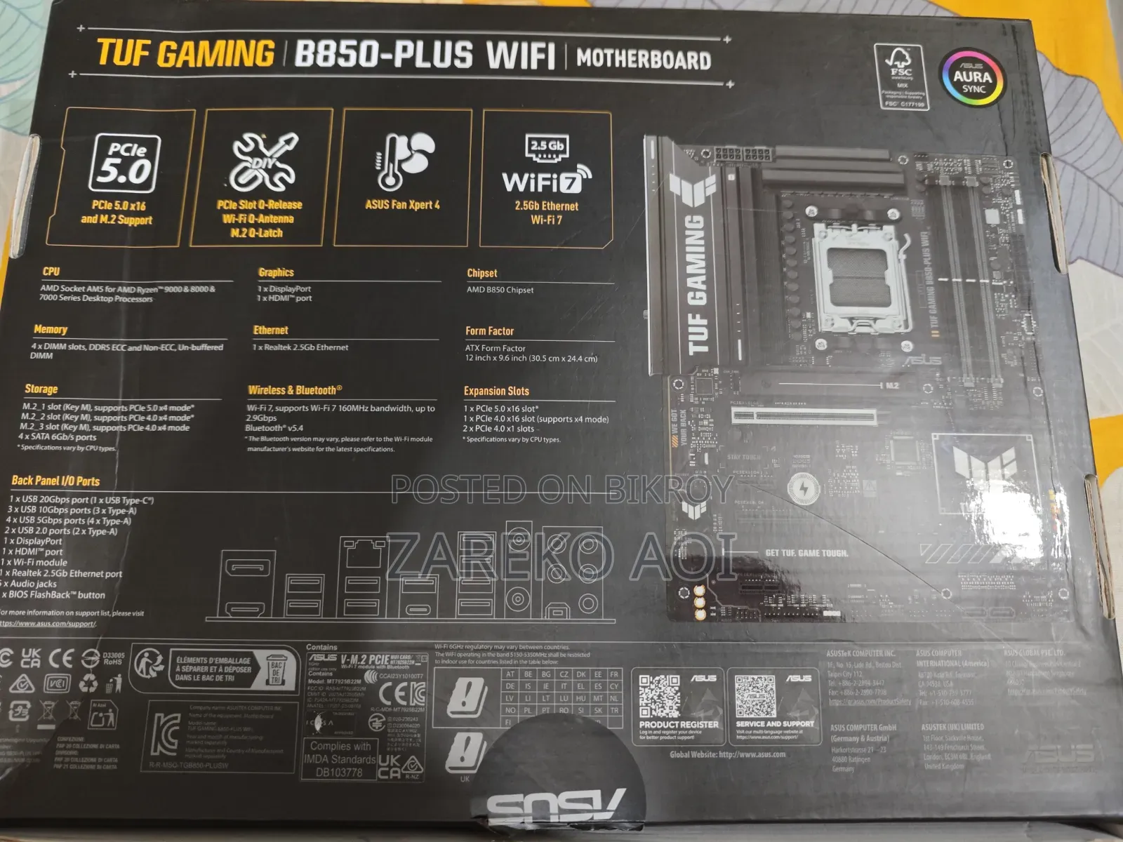 ASUS Tuf Gaming B850-Plus Wifi