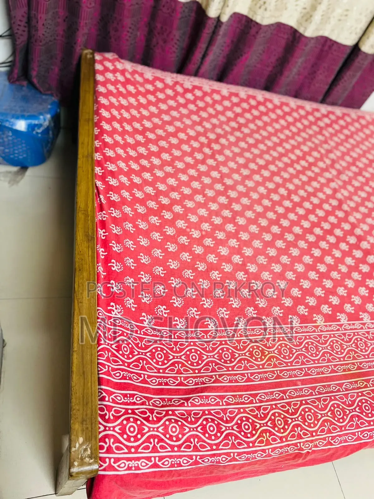 শেগুন কাঠের খাট বিক্রি হবে