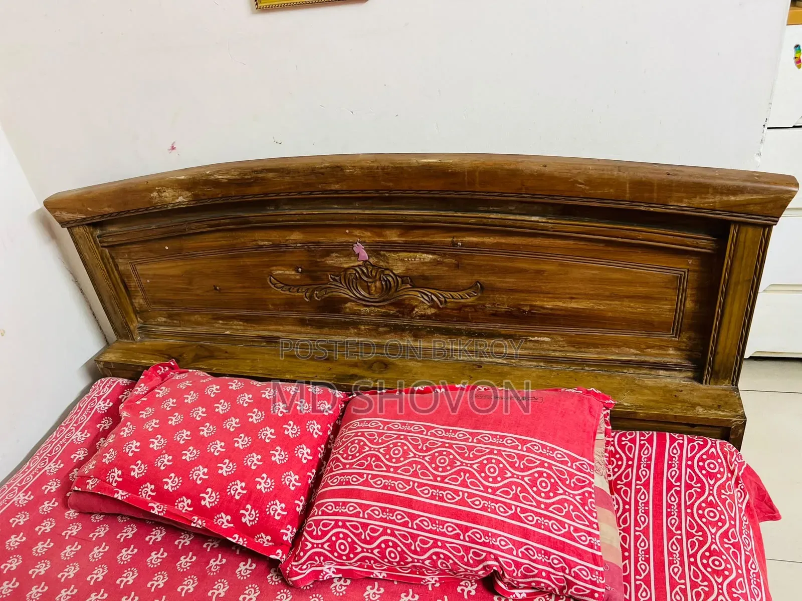 শেগুন কাঠের খাট বিক্রি হবে