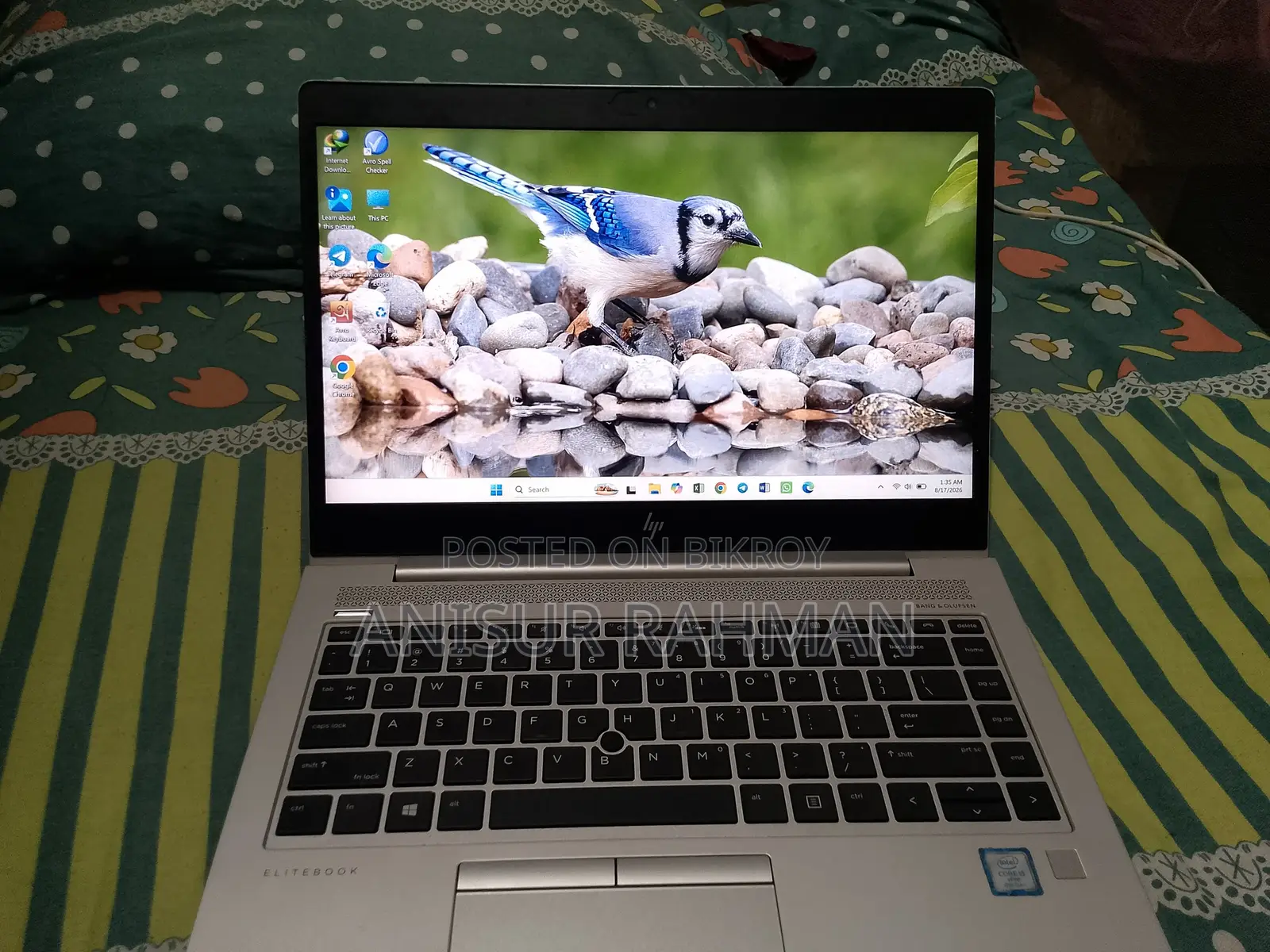 Laptop HP EliteBook 840 G8 8GB Intel Core i5 SSD 256GB
