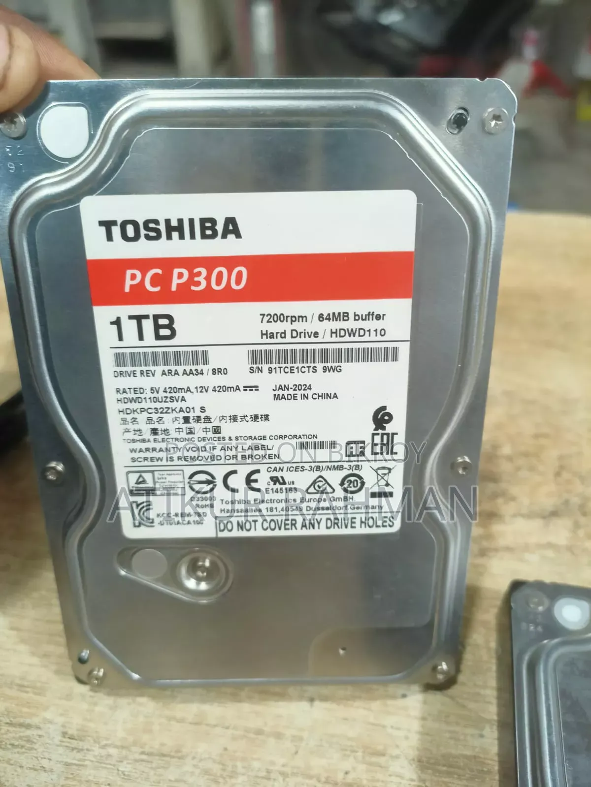 HDD 1tb Toshiba