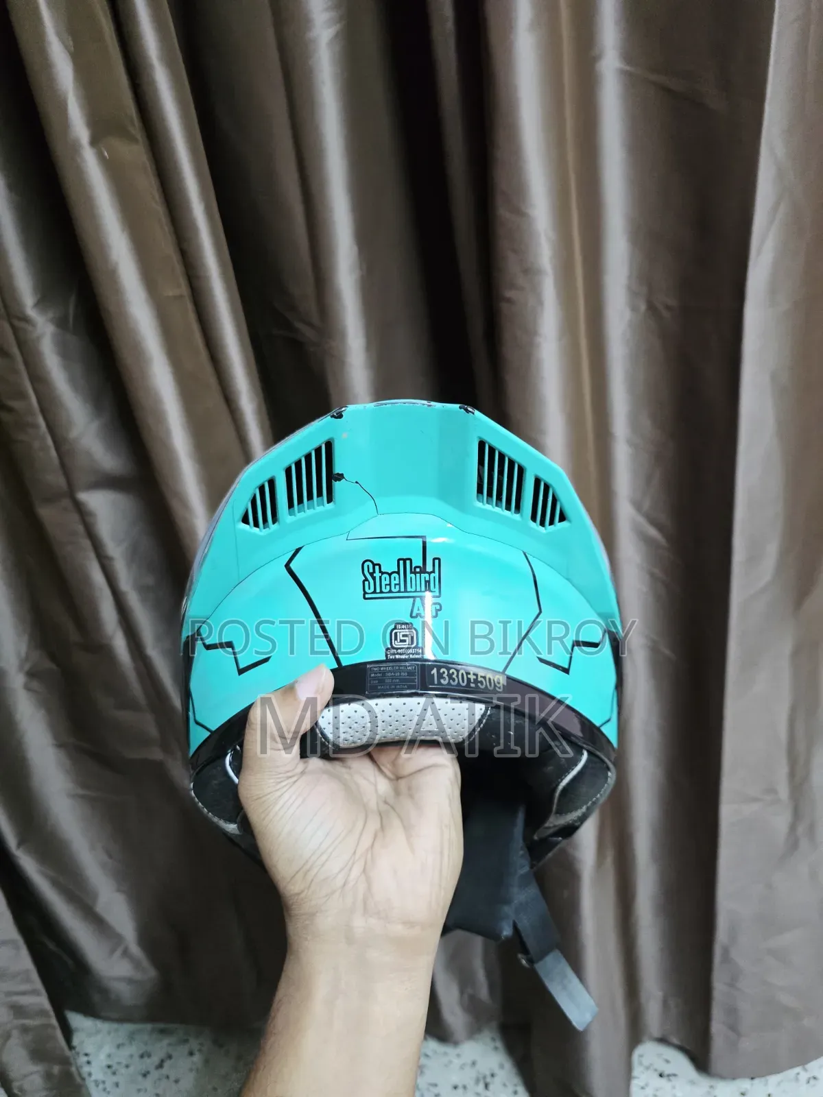 Steelbird SBA 20 Black Visor Full Face Flip Up Helmet