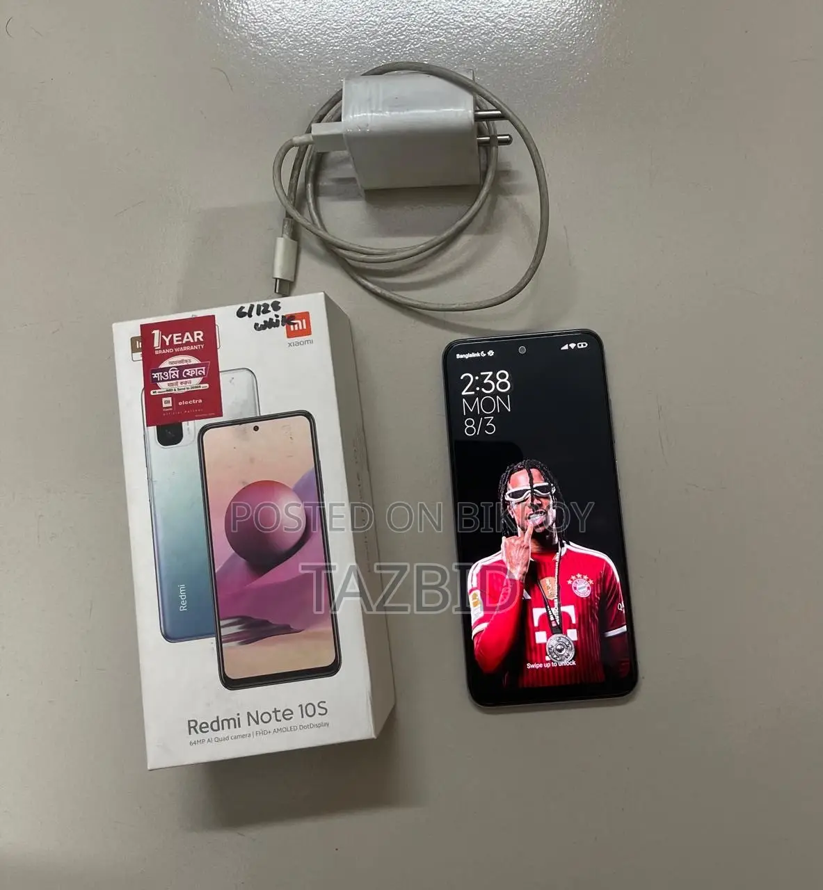 Xiaomi Redmi Note 10S ১২৮ জিবি সাদা