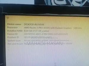 Desktop Computer Gigabyte 8GB SSD 256GB