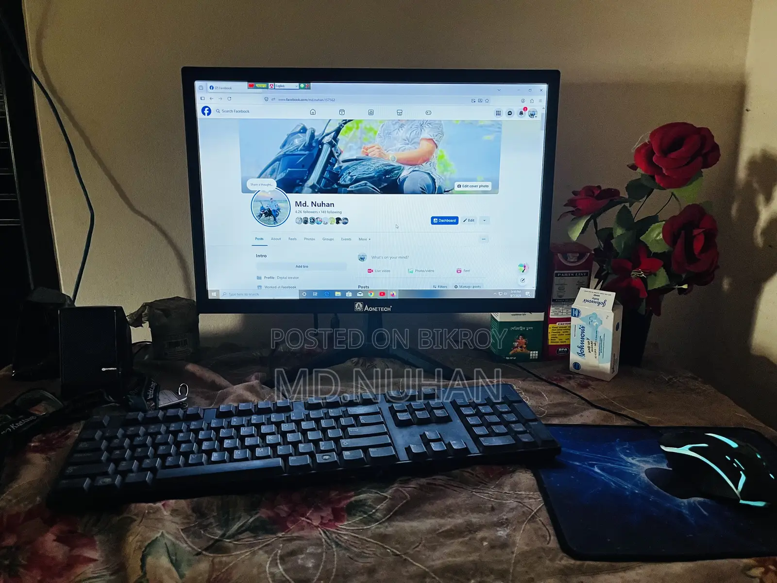 Desktop Computer 8GB RAM 128GB SSD