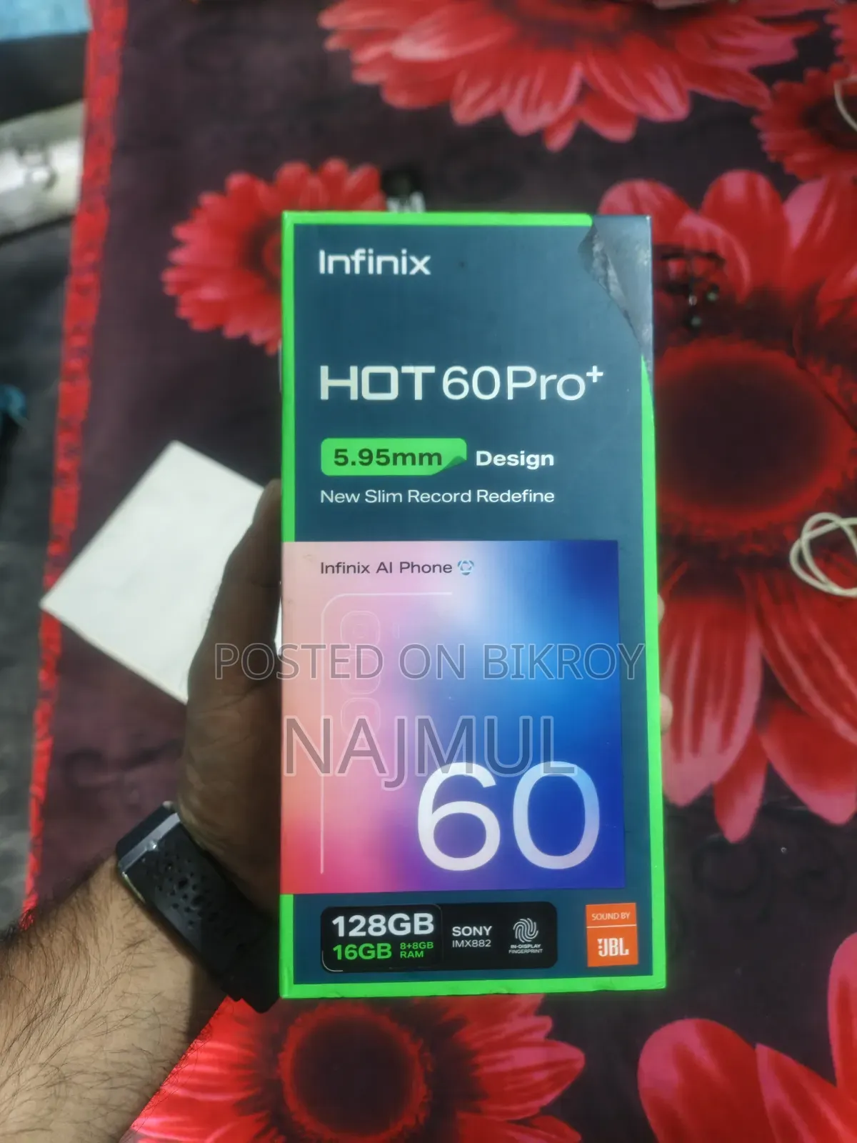 ইনফিনিক্স হট ৬০ প্রো+ ১২৮ জিবি হোয়াইট