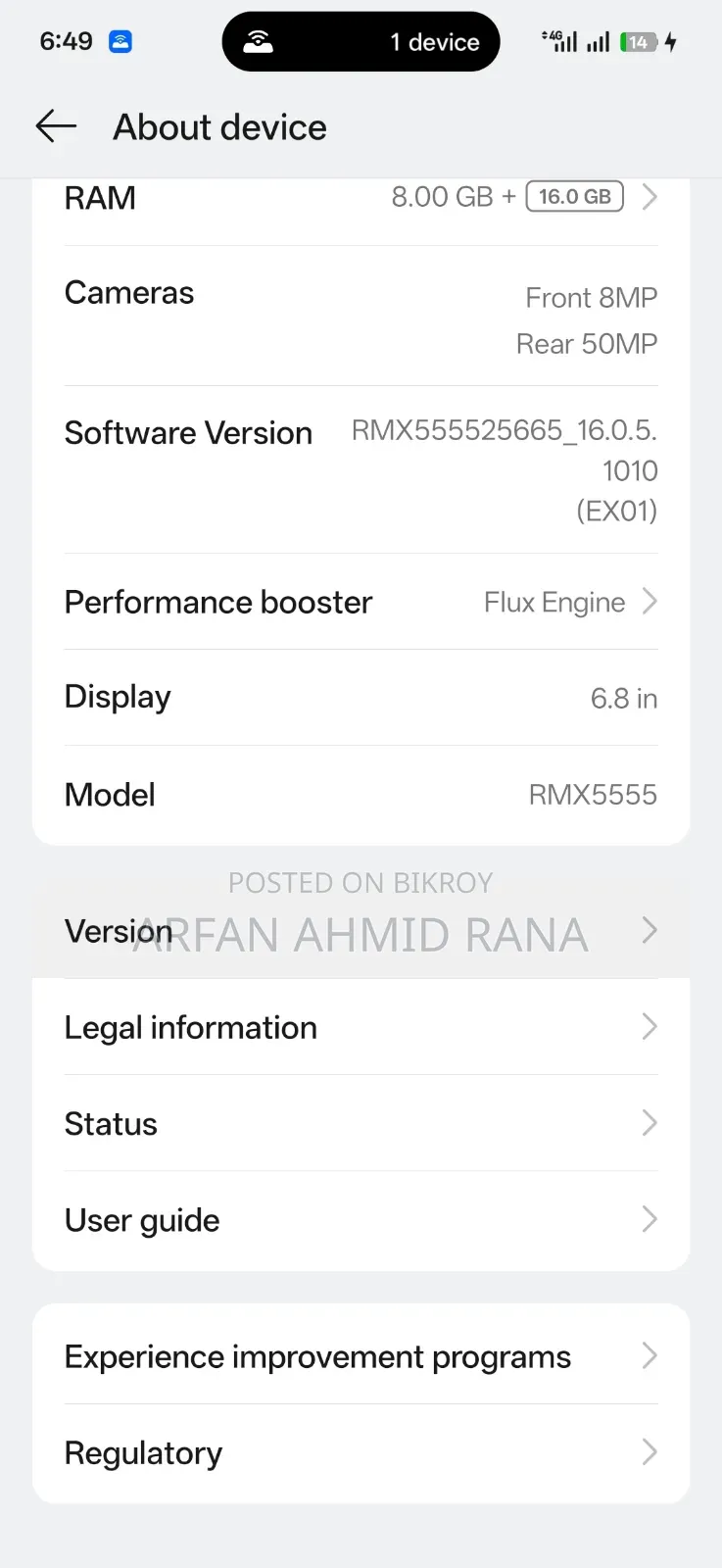 Realme C85 Pro 128 GB Green