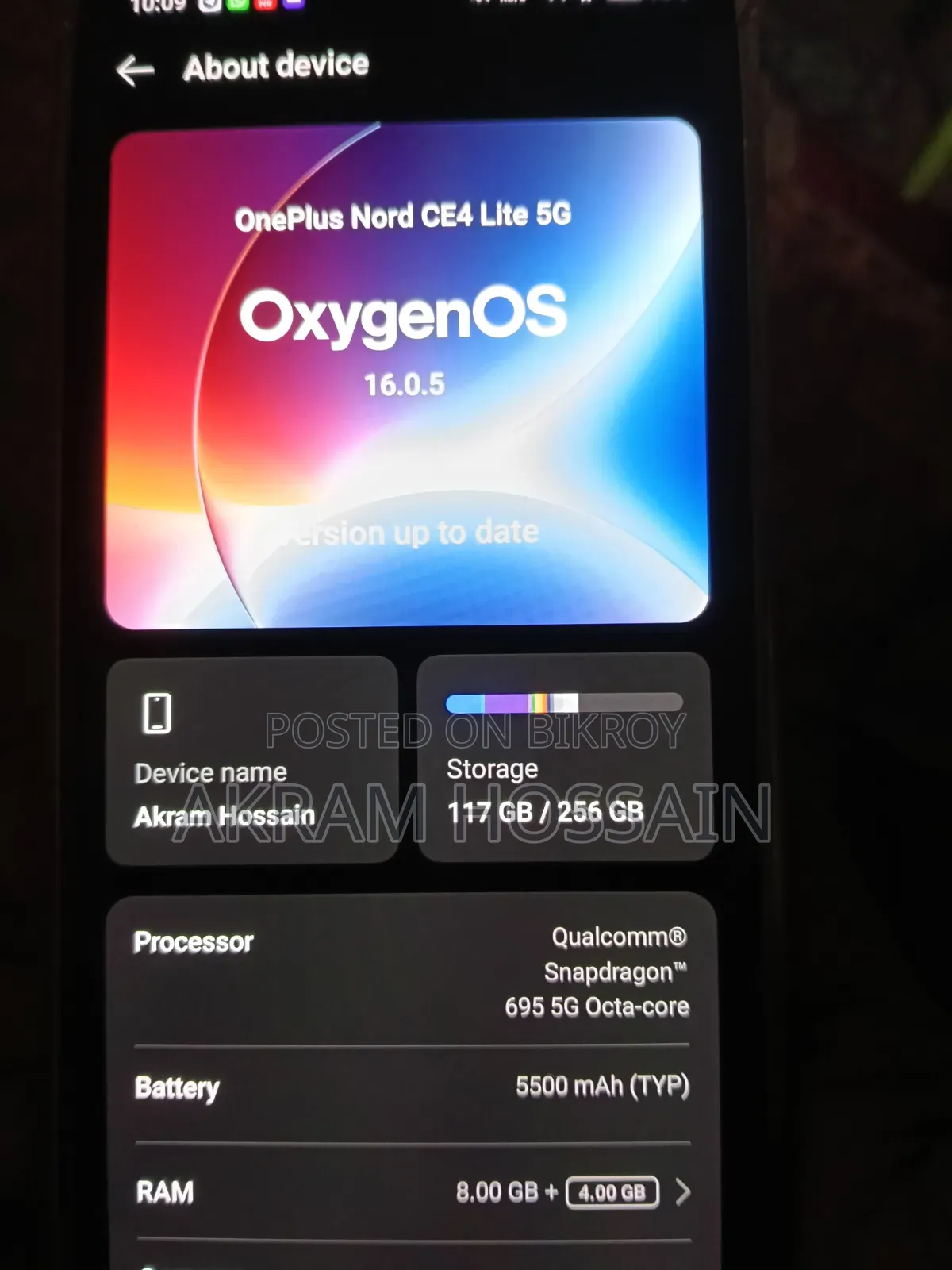 OnePlus Nord CE4 Lite 256 GB Silver