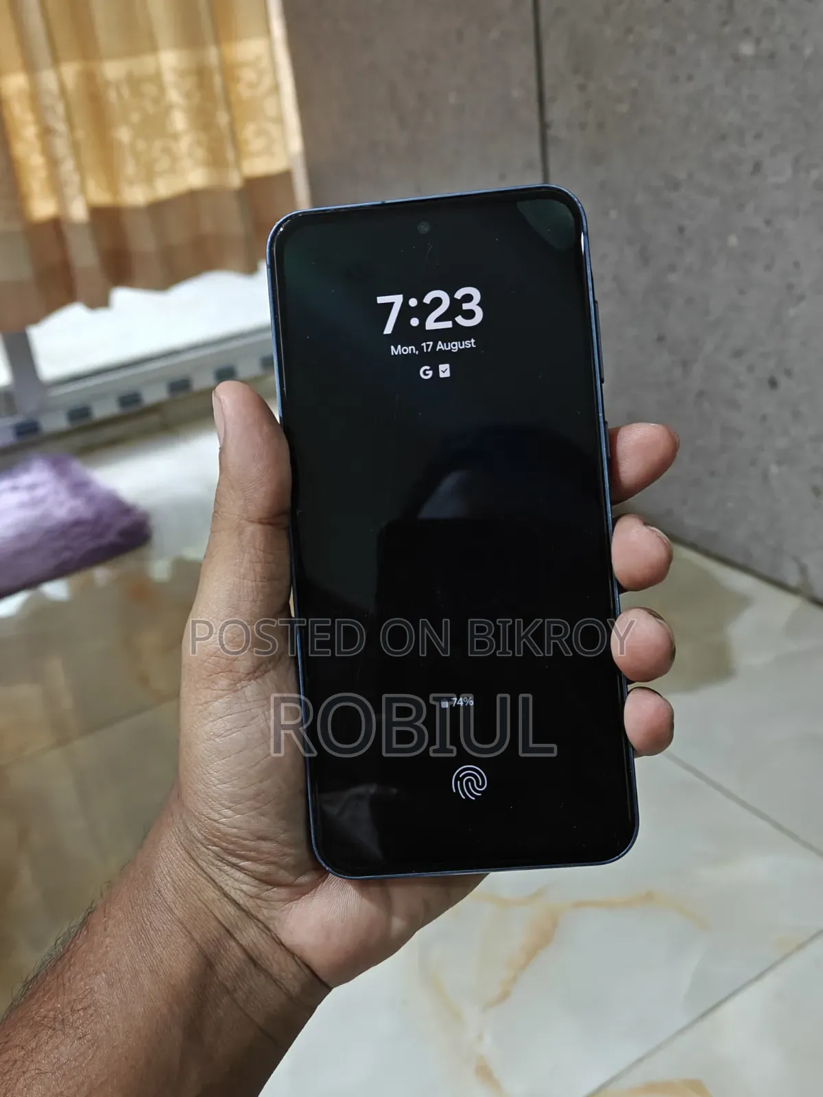 নতুন স্যামসাং গ্যালাক্সি এ৫৫ ১২৮ জিবি ব্লু