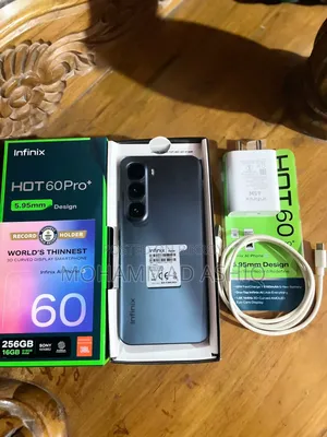 ইনফিনিক্স হট ৬০ প্রো+ ২৫৬ জিবি ব্ল্যাক
