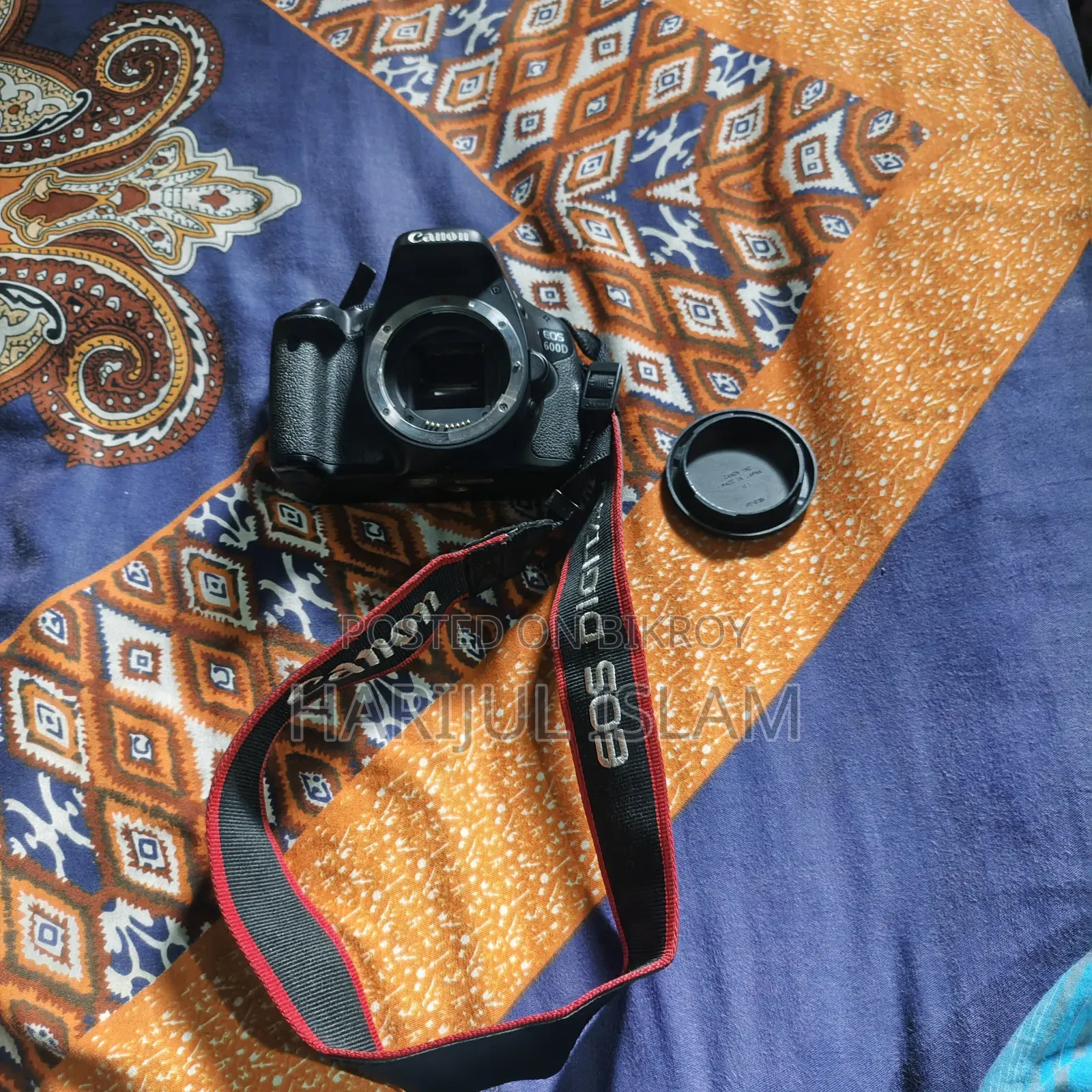 Canon 600d With Lens 75/300