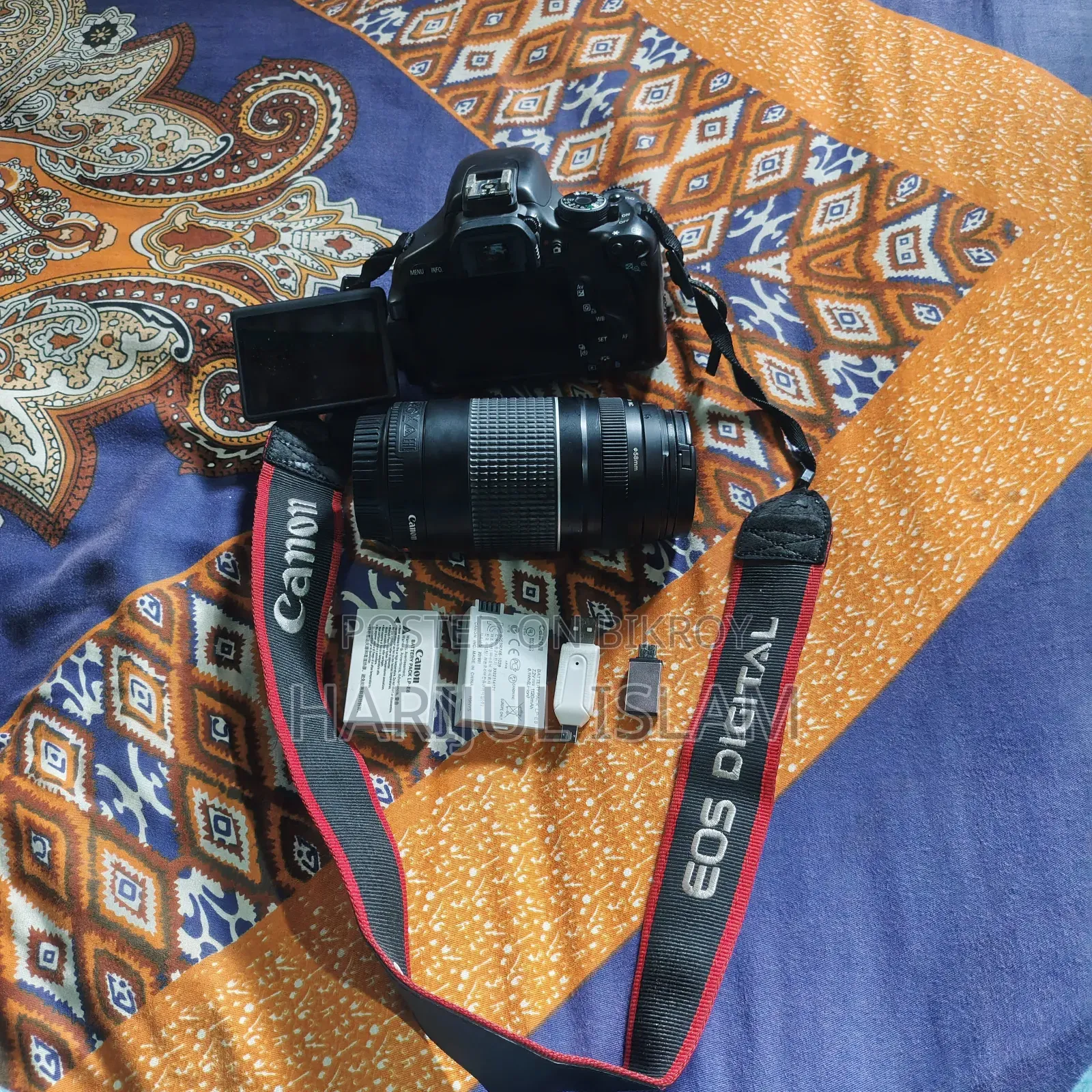 Canon 600d With Lens 75/300