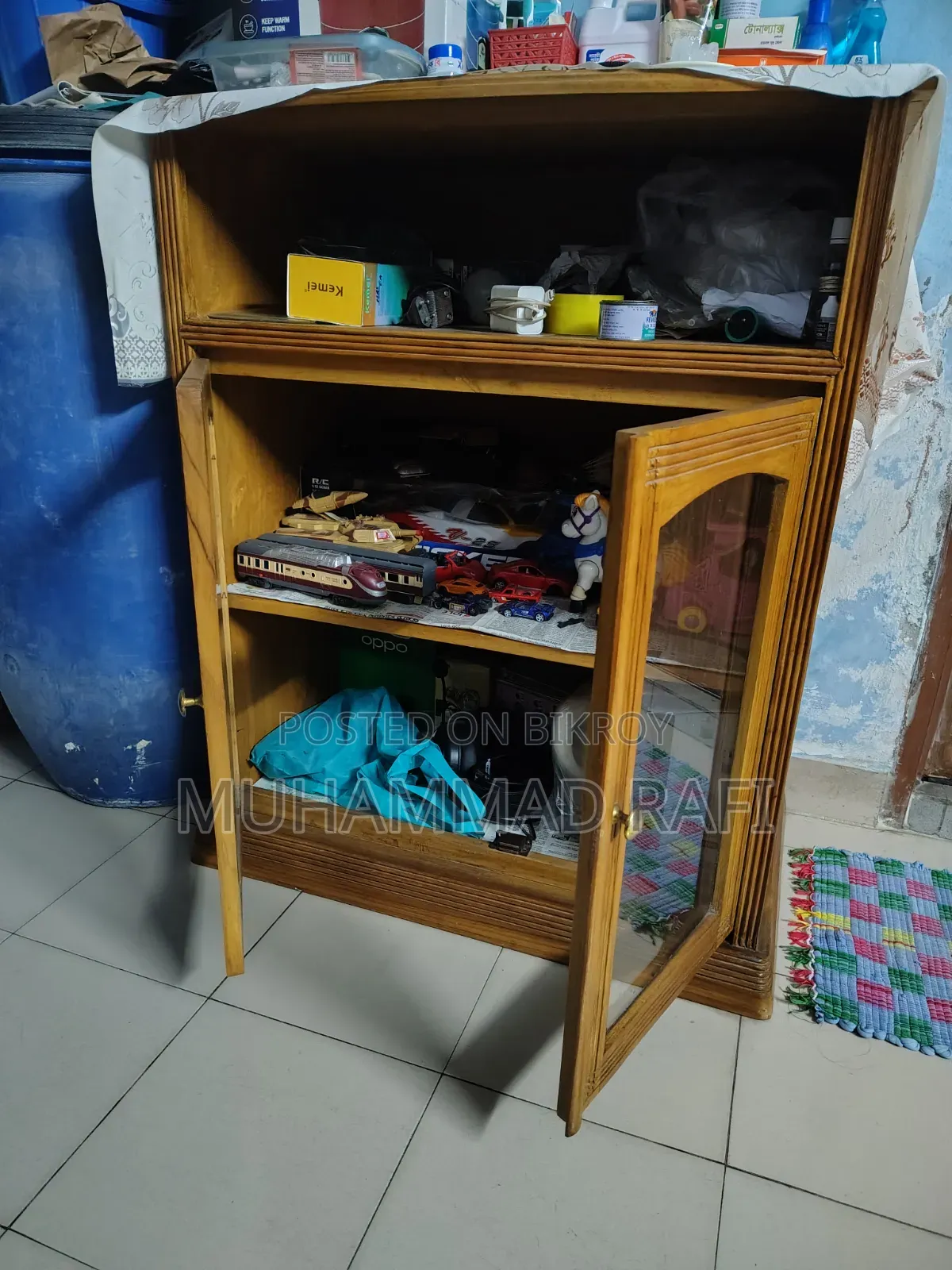 Teak Wood Trolley
