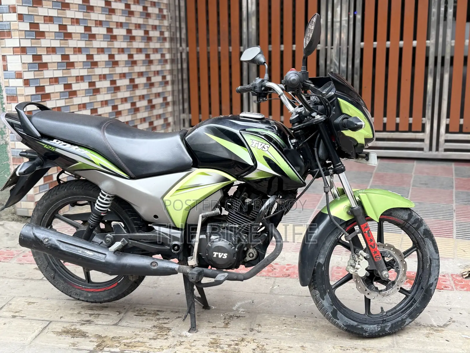 টিভিএস স্ট্রাইকার ১২৫ ২০২১ সবুজ
