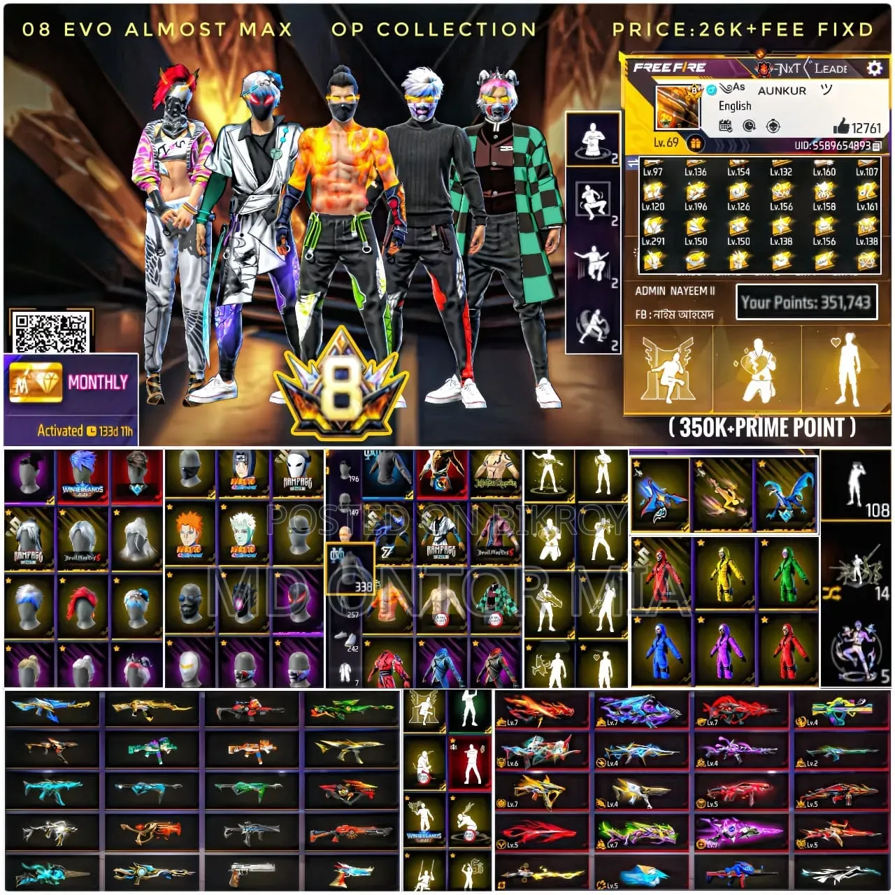Free Fire Id Sell Buy