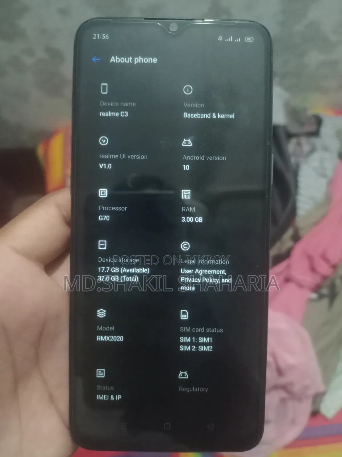 Realme C3 32 GB Graphite