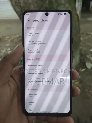 গুগল পিক্সেল ৬ ১২৮ জিবি গ্রে