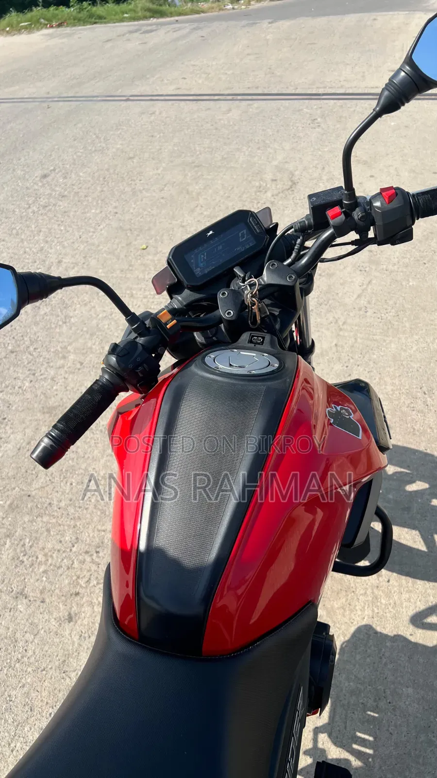 টিভিএস রাইডার ১২৫ ২০২২ লাল