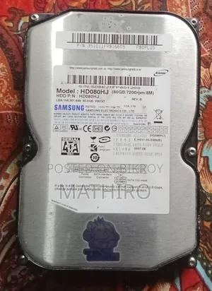 The hard disk is like new