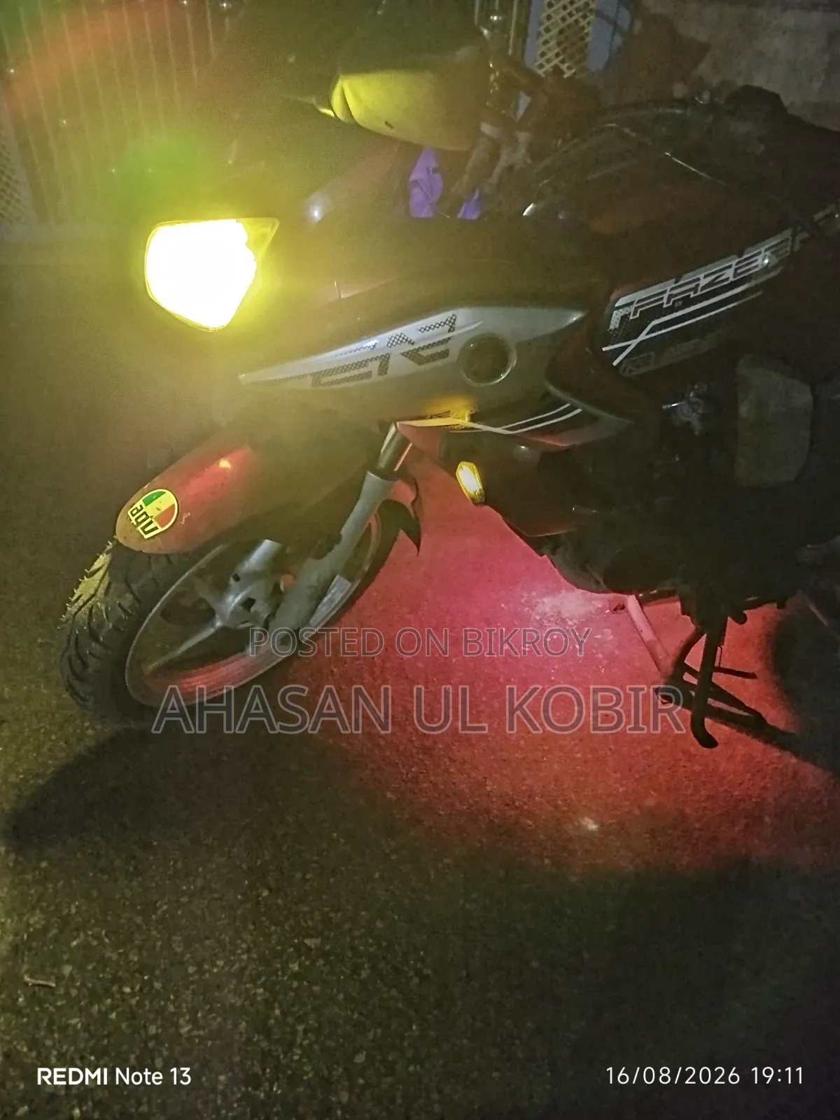Yamaha Fazer V1 2011 Red