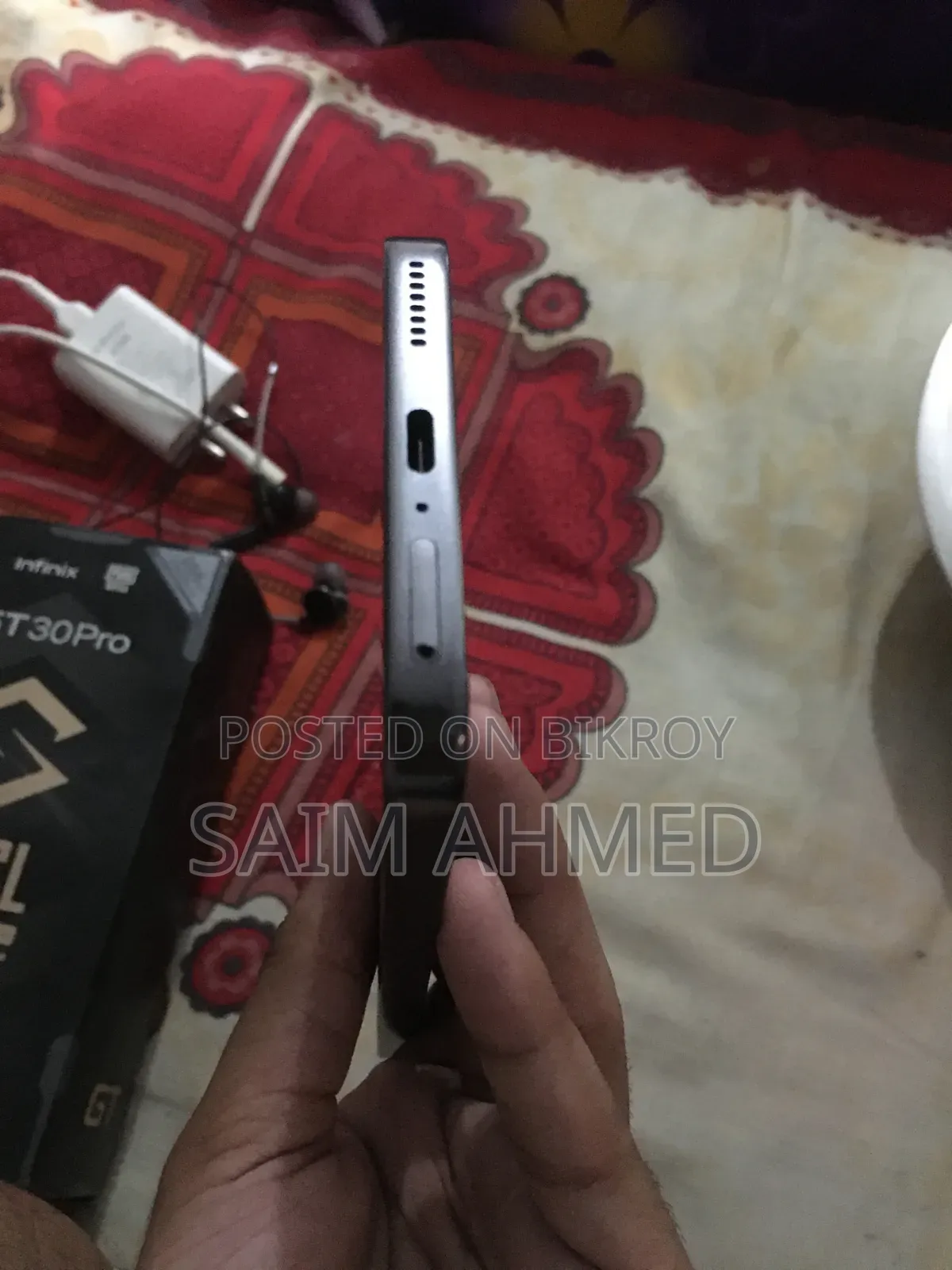 ইনফিনিক্স জিটি ৩০ প্রো ৫জি ২৫৬ জিবি সিলভার