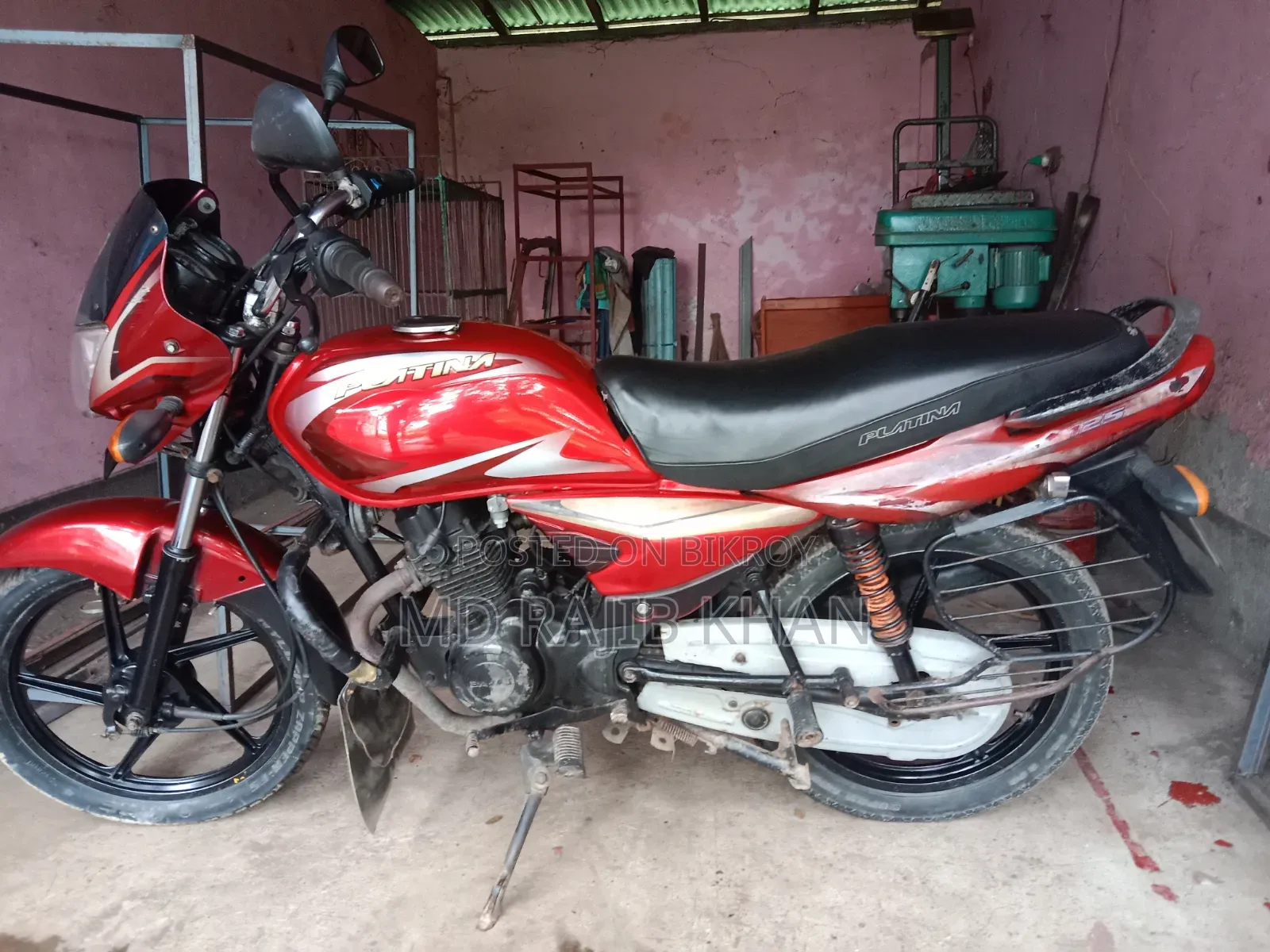 Bajaj Platina 125 2017 Red
