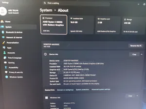 Desktop Computer 16GB RAM AMD Ryzen 5 SSD 16 GB