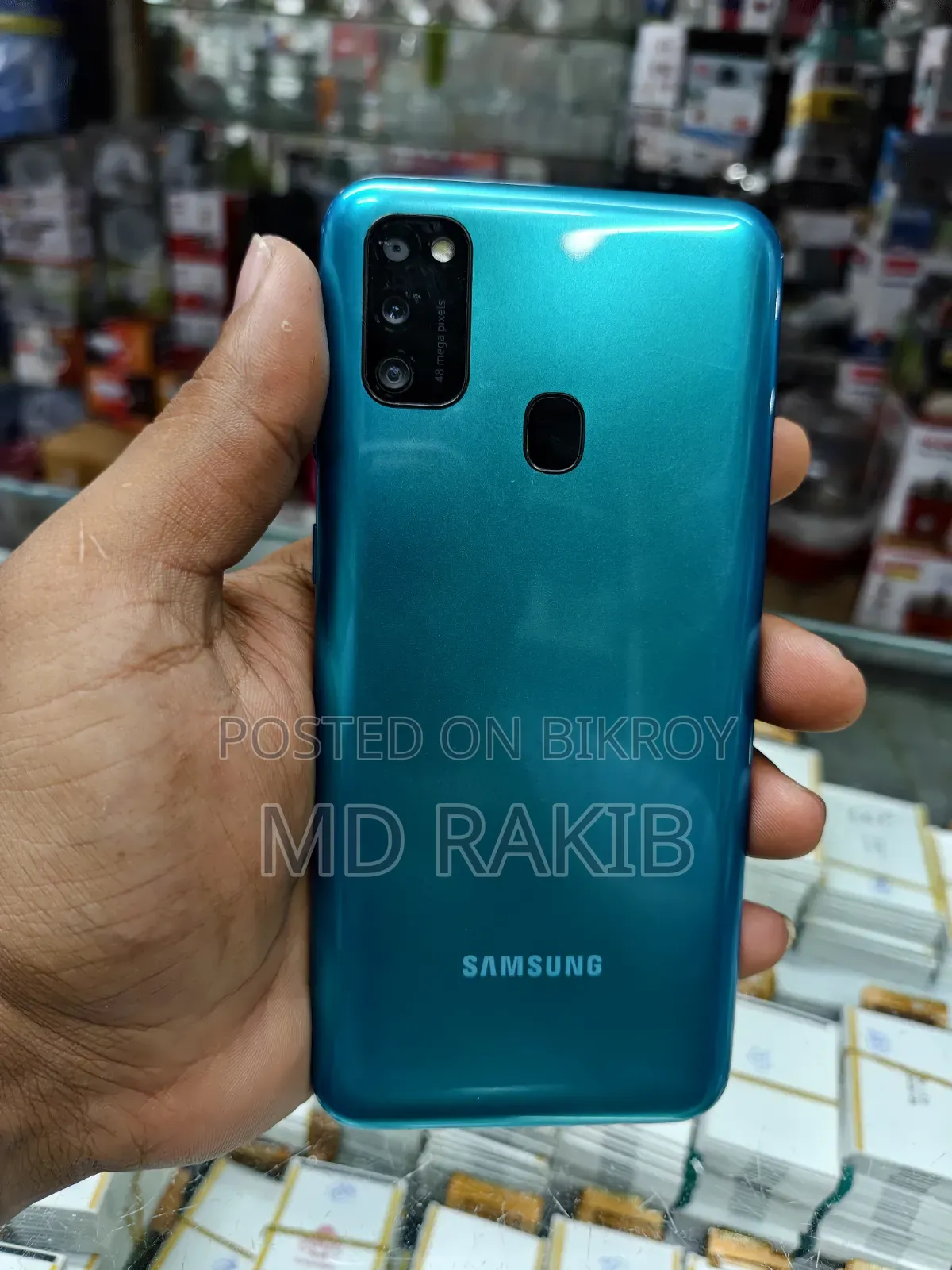 স্যামসাং গ্যালাক্সি এম২১ ১২৮ জিবি নীল