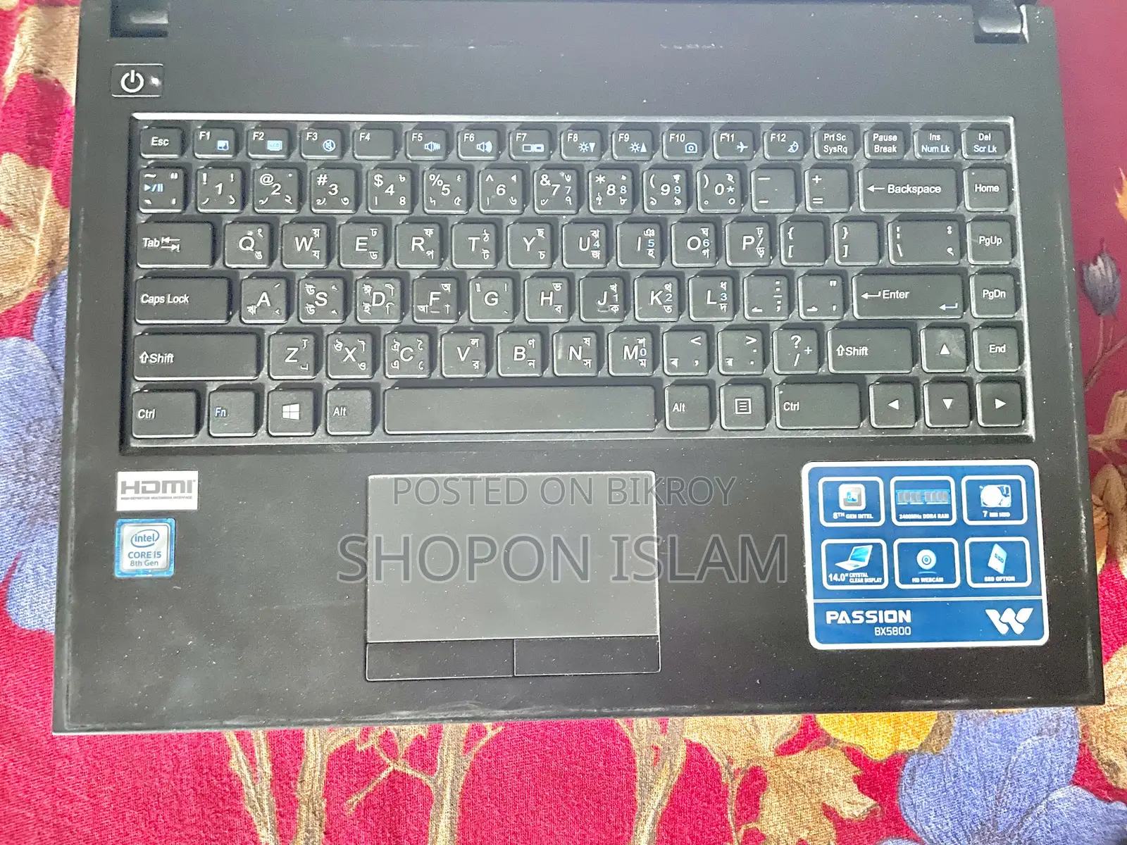Laptop 4GB Intel Core i5 HDD + 1TB SSD