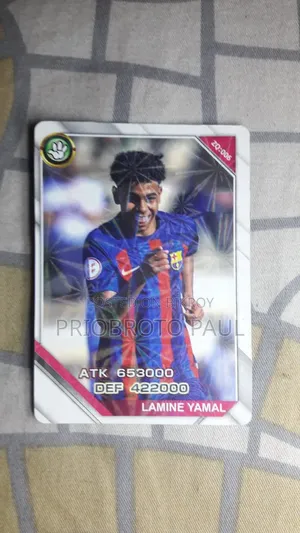 These are official Panini football player star cards brought from abroad.