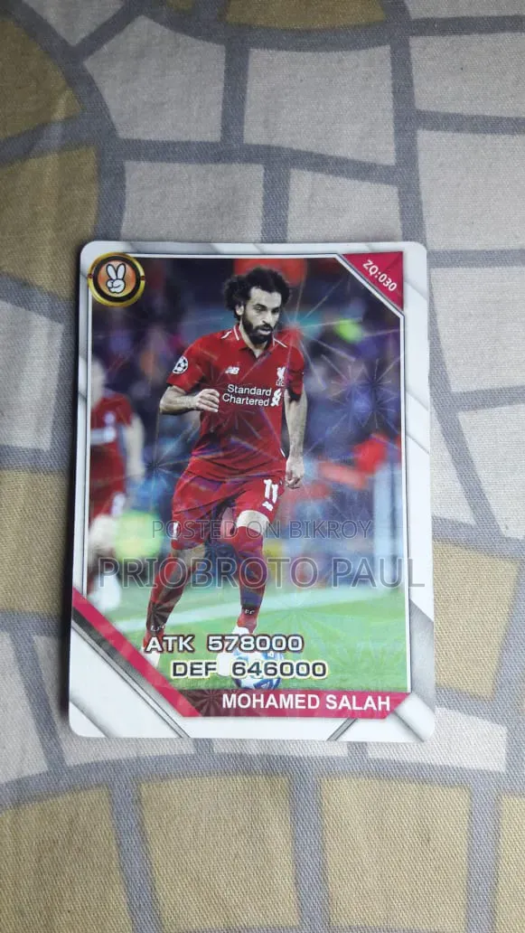 These are official Panini football player star cards brought from abroad.