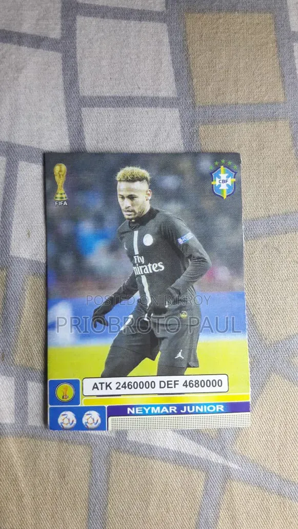 These are official Panini football player star cards brought from abroad.