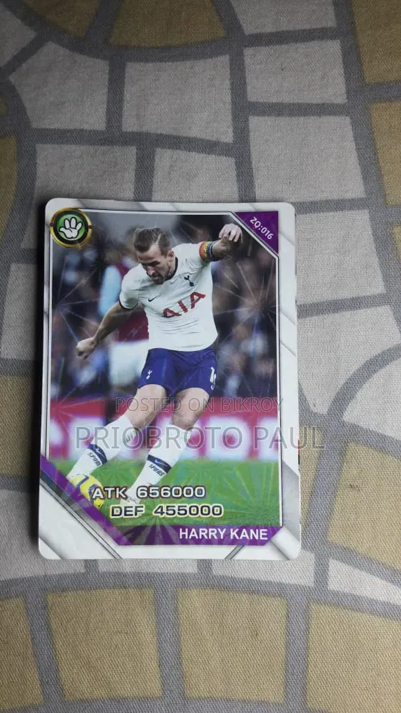 These are official Panini football player star cards brought from abroad.
