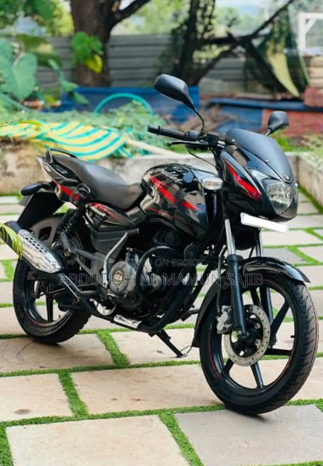 বাজাজ পালসার ১৫০ ২০১৭ কালো
