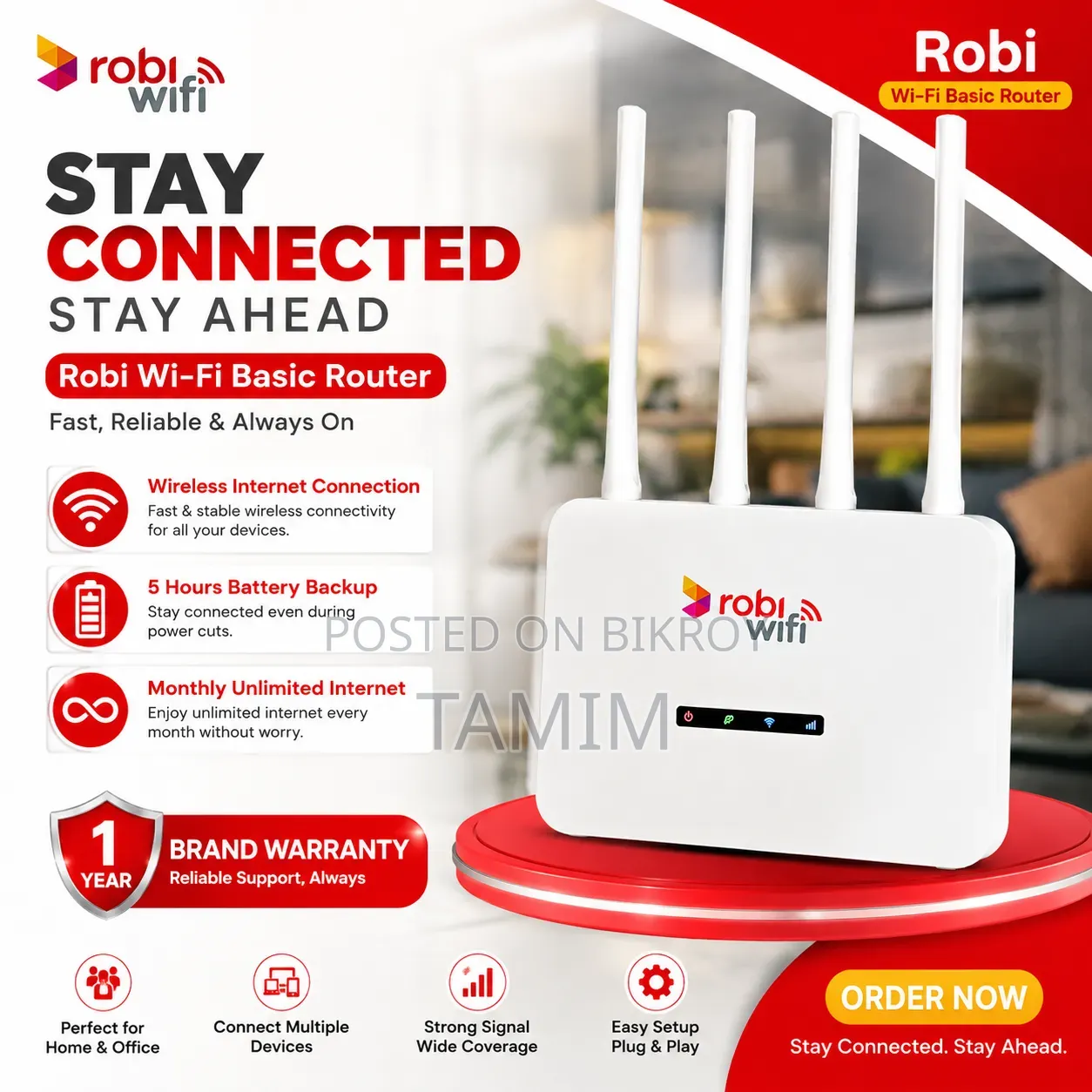 Robi Wifi Basic Router