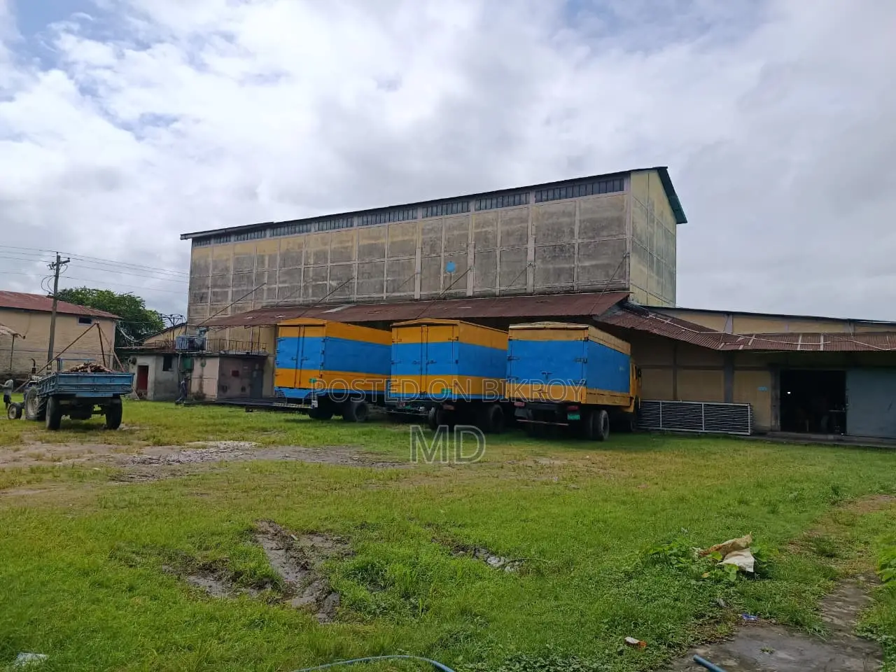Land, Factory and Machinery of Flower Mill for Sale!