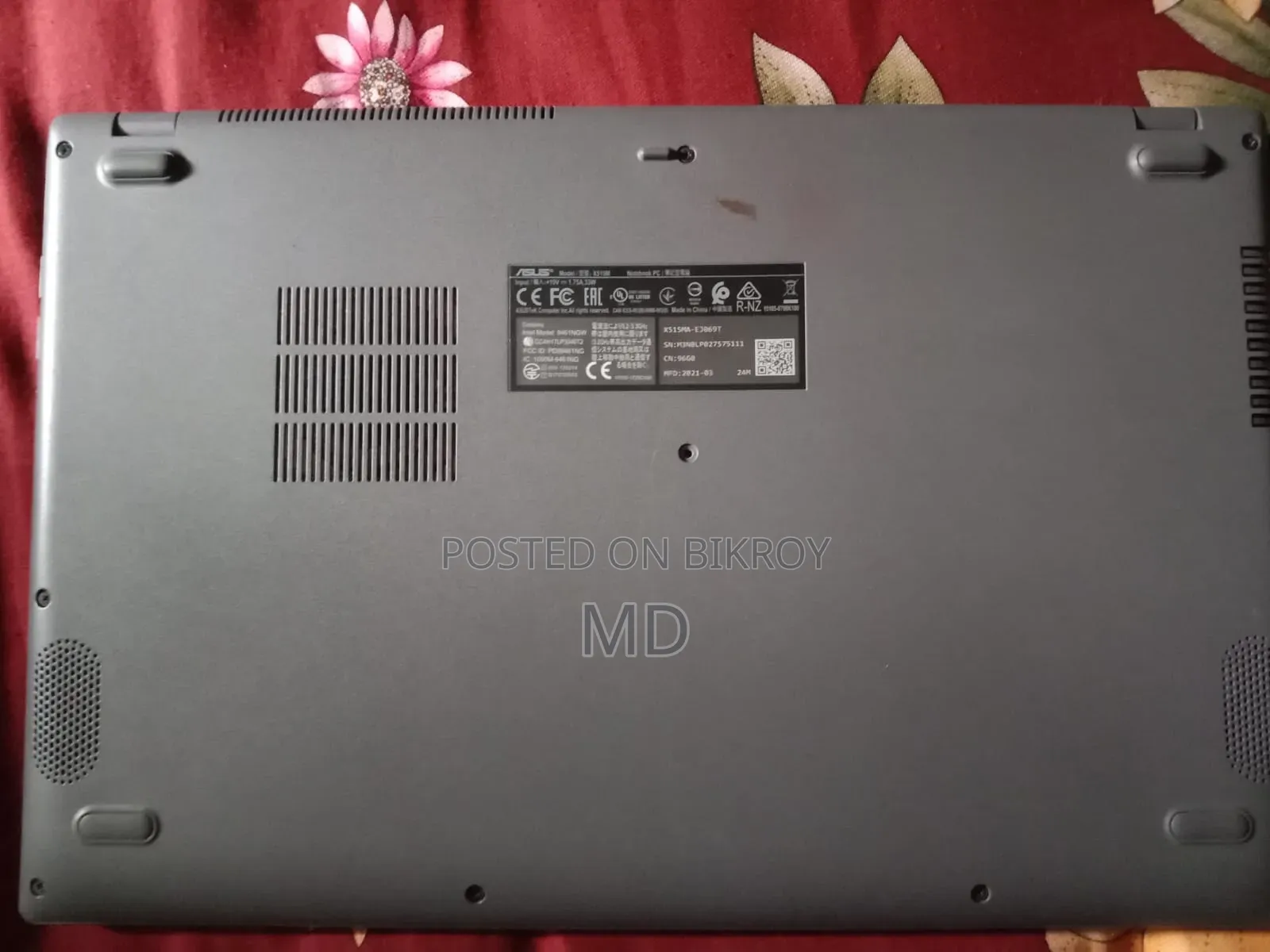 Laptop ASUS VivoBook X540SA 4GB Intel Core I5 HDD 1T
