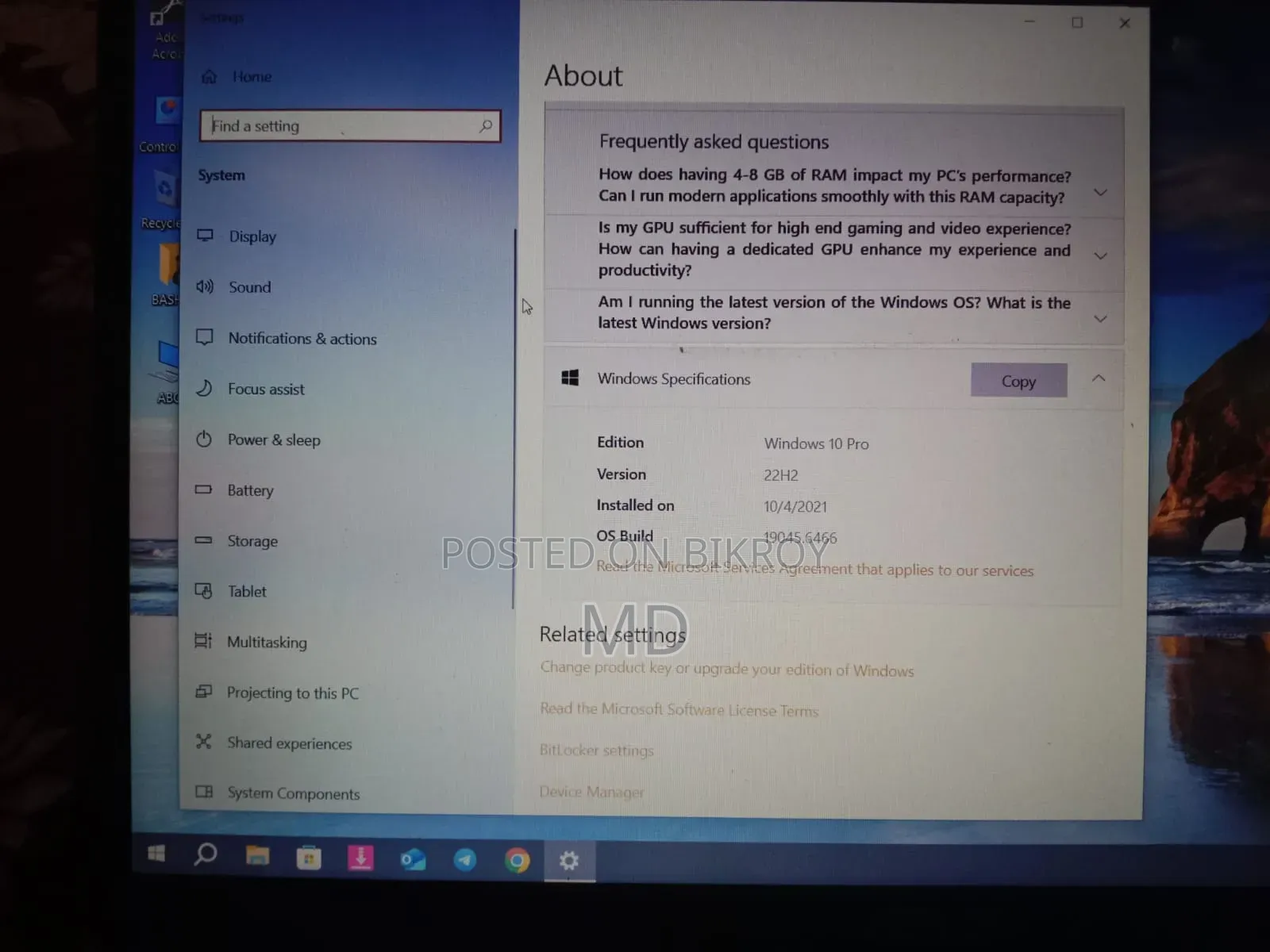 Laptop ASUS VivoBook X540SA 4GB Intel Core I5 HDD 1T