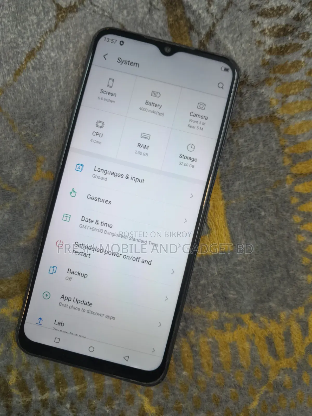 Itel A58 Pro 32 GB Black